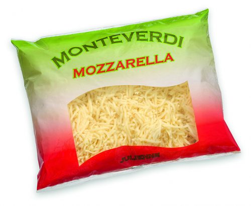 Monteverdi Mozzarella Julienne, mozzarella-rallada